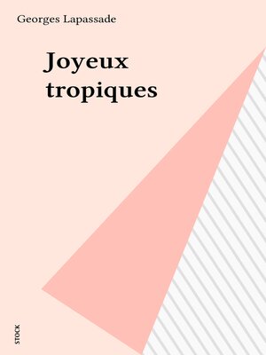cover image of Joyeux tropiques